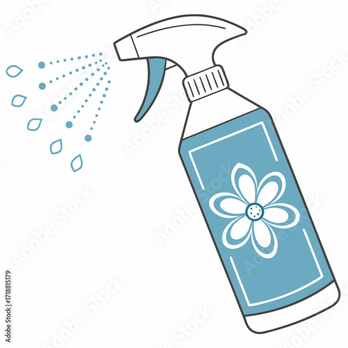 Air Freshener Spray Vector | Printable Fragrance Design Graphic