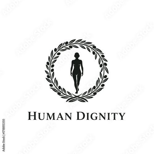 dignity human concept justice man help protection people social