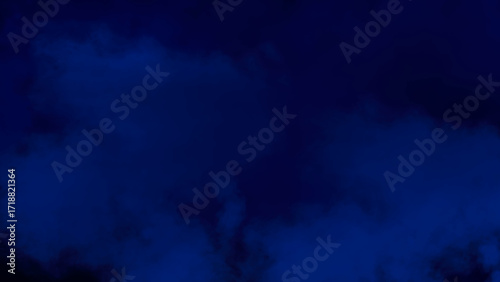 Dark Blue Smoke Fog Abstract Background