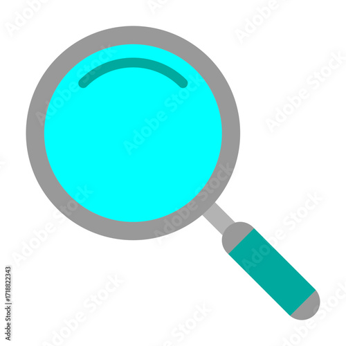 Search Vector Flat Icon Design
