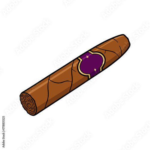 cigar isolated on white background
