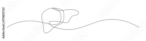 Continuous Line Drawing of Coffee Mug