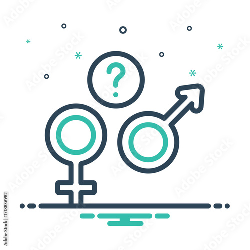 Mix icon for gender selection