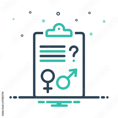 Mix icon for gender test