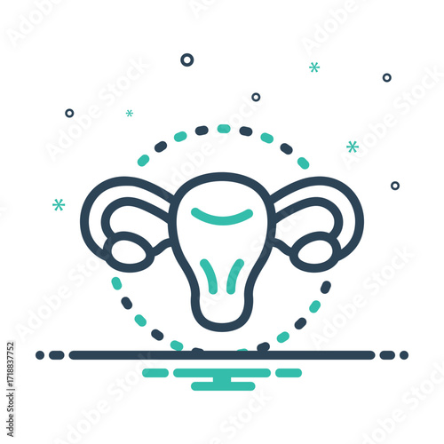 Mix icon for ovulation