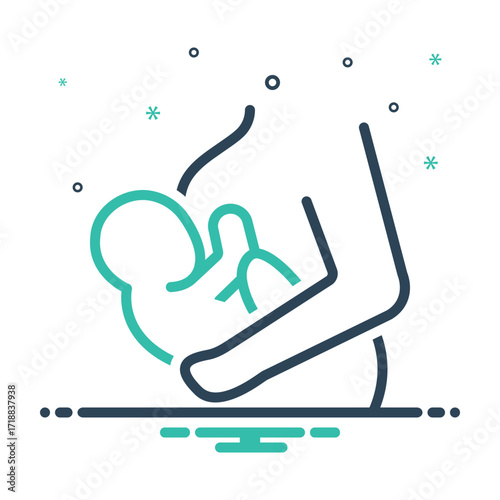 Mix icon for suckling