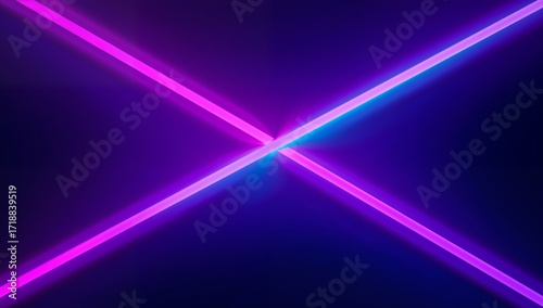 Neon Lights Pink Blue X Background