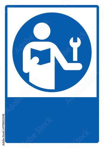 mandatory safety signs v2 your custom message here portrait size a4,a3,a2,a1_consult service manual