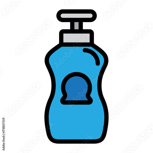 Dish Soap Vector Filled Icon Design