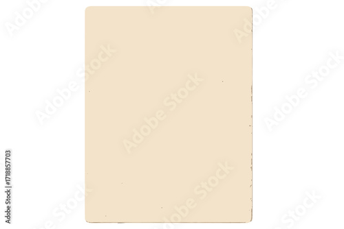 Paper ecru eggshell texture. Cream vintage grunge background with speckles and flecks. Light rice craft paper backdrop. Aged, retro cardboard pattern. Abstract rustic surface.