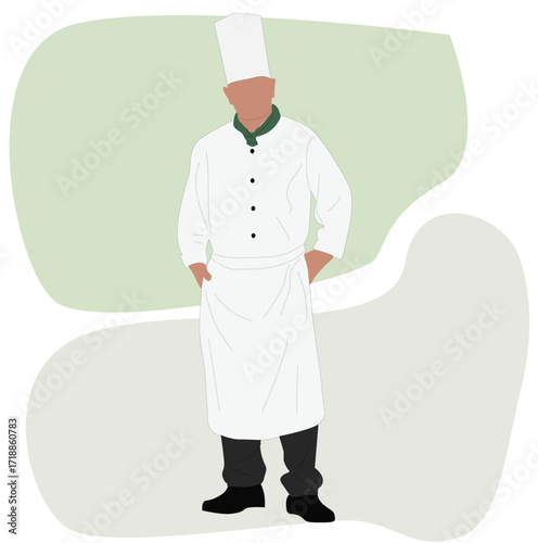 male chef. professional male chef