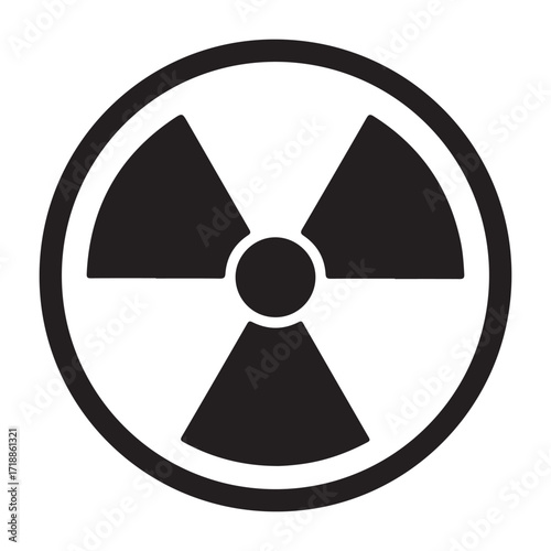 Panneau Signalisation Jaune Nucléaire