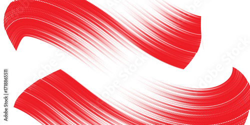red and white brush wrap car sticker pattern abstract banner sporty lines red and white color combination grunge brush pattern design, modern.