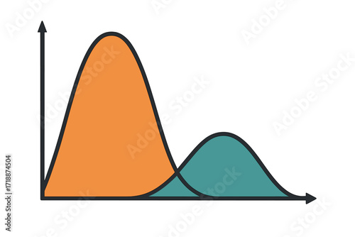 Flatten the curve chart for second wave of covid-19. Coronavirus pandemic infographic. Concept of releasing restrictions too soon. Epidemiology graph showing infection spread.