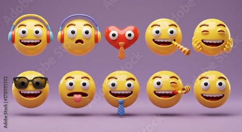 This is an image of a digital emoji icon with a clean and simple design.