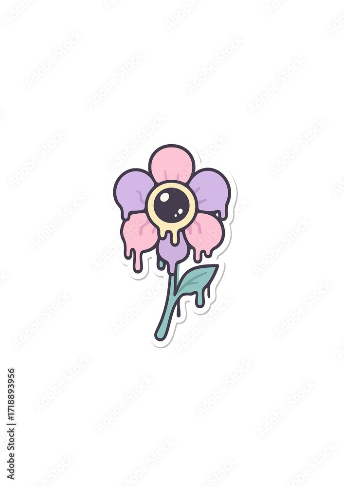 Obraz premium Melting Eye Bloom