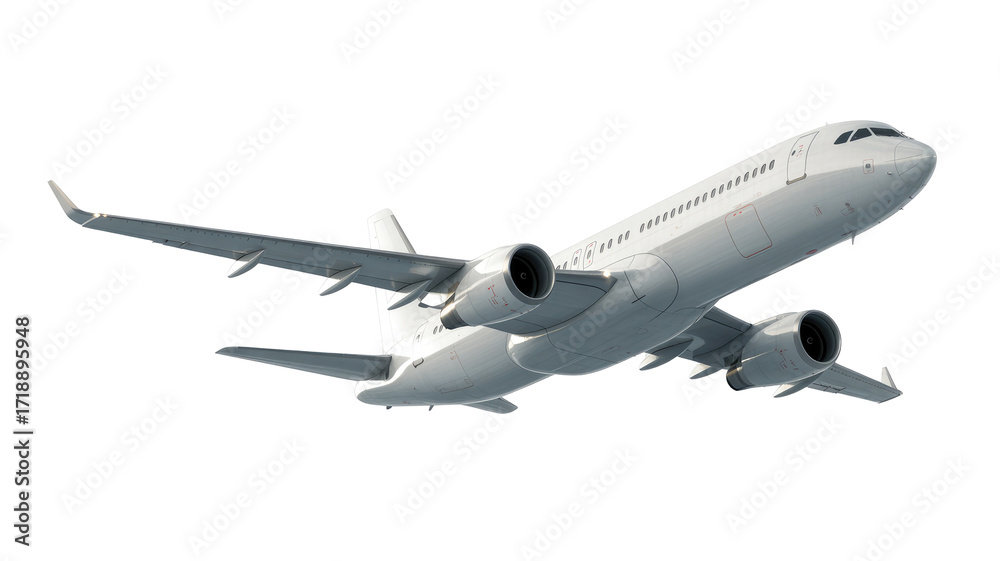 Obraz premium airplane isolated on white