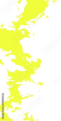 Yellow Paint Splatter Grunge Texture