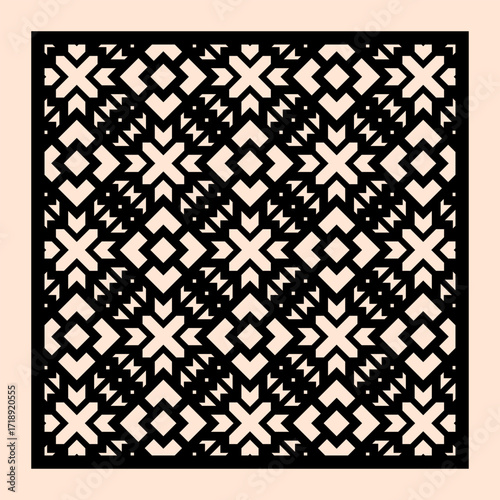 Islamic geometric pattern vector arabic ornament traditional arabesque decoration mosque design