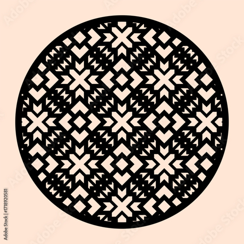 Islamic geometric pattern vector arabic ornament traditional arabesque decoration mosque design