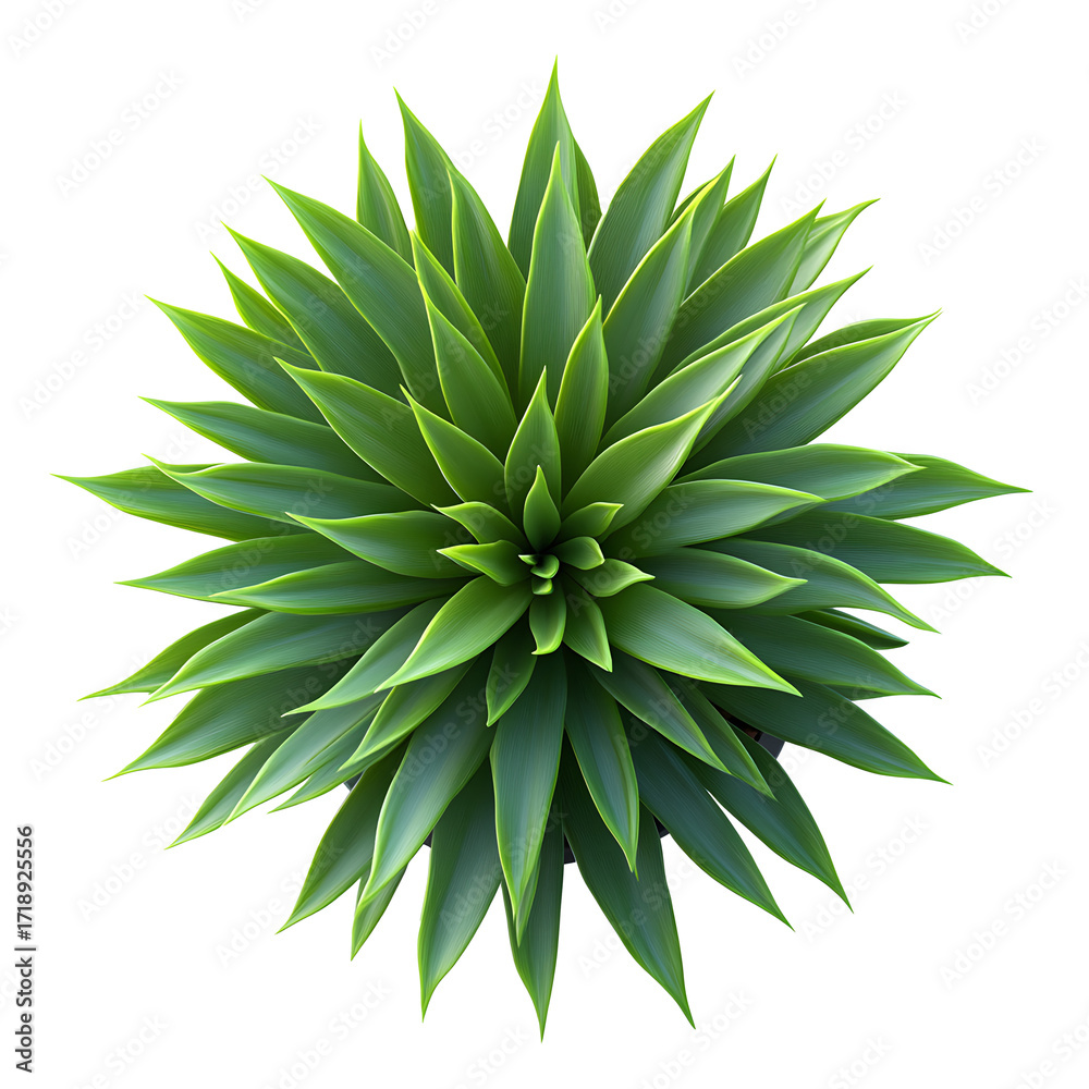 Fototapeta premium xerophyte isolated on a white background