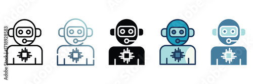 smart personal assistant  multyple style collection