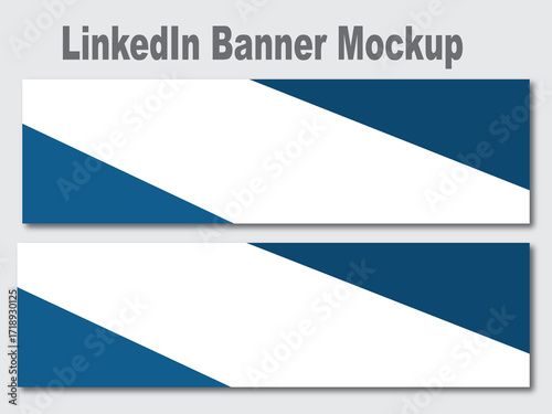 Free Download LinkedIn Banner Mockup Image - GFXLoad