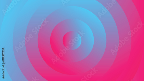 vibrant radial gradient circle background