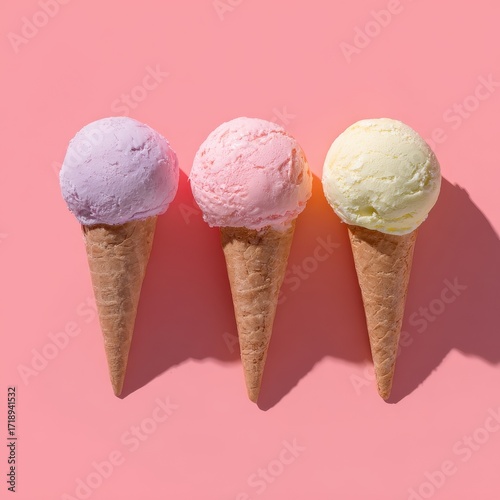 Colour Splash Dessert Concept – Melting Ice Cream Ball