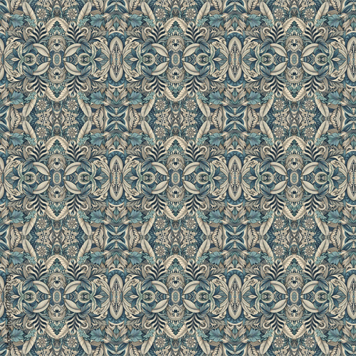 seamless damask pattern