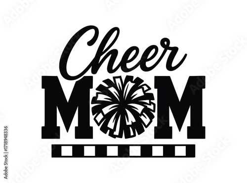 Cheer Mom Pom Pom