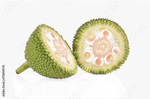 Jackfruit isolated on white background