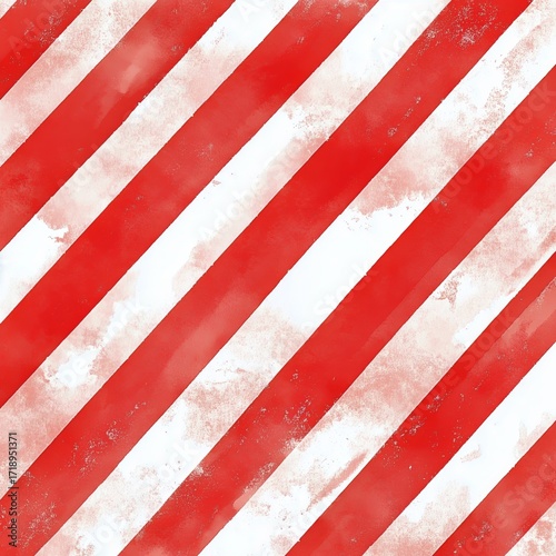 Bright Red and White Striped Pattern Creating a Lively Background for Various...
