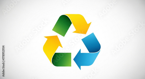 Recycle symbol vector eco friendly environment reuse reduce graphic design illustration save earth concept