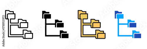 paperwork Icon Set Multiple Style Collection. Document, Folder, Clipboard, Pen, Pencil, Paper, File, Contract, Stamp, Envelope, Calendar, Checklist, Spreadsheet, Archive, Report, Signature, Receipt, I