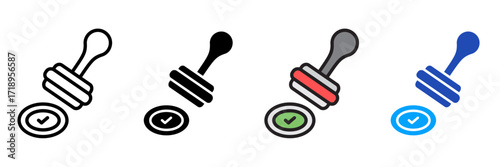 paperwork Icon Set Multiple Style Collection. Document, Folder, Clipboard, Pen, Pencil, Paper, File, Contract, Stamp, Envelope, Calendar, Checklist, Spreadsheet, Archive, Report, Signature, Receipt, I