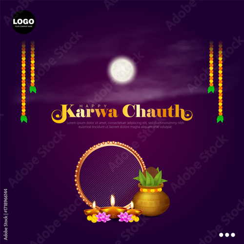 Karwa Chauth is a traditional Hindu festival where married women fast from sunrise to moonrise.