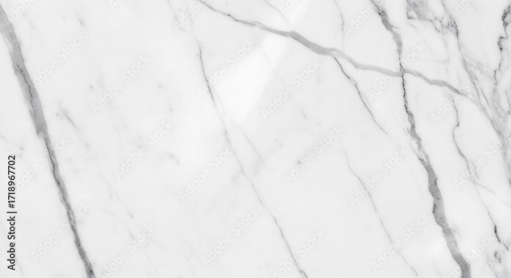 Obraz premium White marble surface with gray veining
