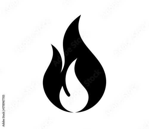 Fire flame logo vector illustration design template