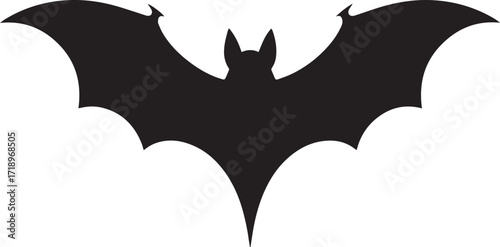 Wild Bat Silhouette Vector Illustration