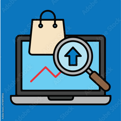 Trending Product Outline Icon