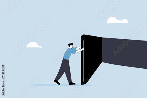 Keep pushing yourself, entrepreneur exerts his immense ego with full force.