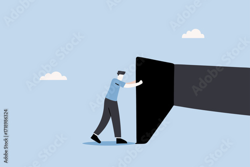 Keep pushing yourself, entrepreneur exerts his immense ego with full force.