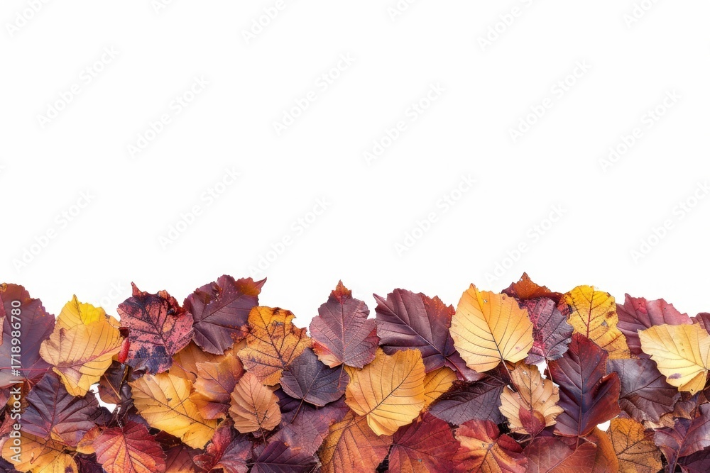 Fototapeta premium Elm Leaves autumn plant leaf.