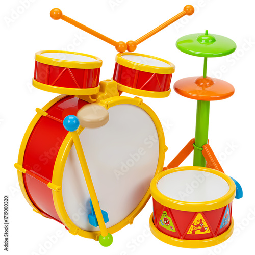 Kids Toy Drum Set: Colorful Musical Instrument for Playtime