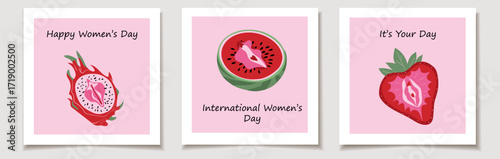 Feminist Fruit Art for International Women’s Day
