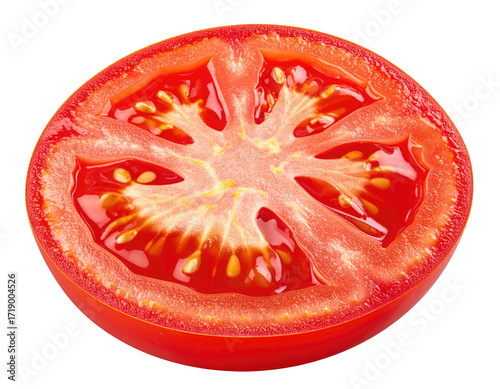 Wallpaper Mural Close-up of a tomato half, showing seeds Torontodigital.ca