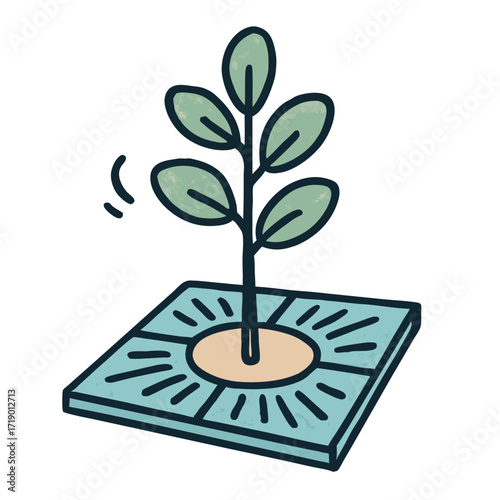 A symbolic depiction of growth, illustrating how sustainable ecology principles are fundamentally integrated into smart infrastructure design for a greener, more resilient future