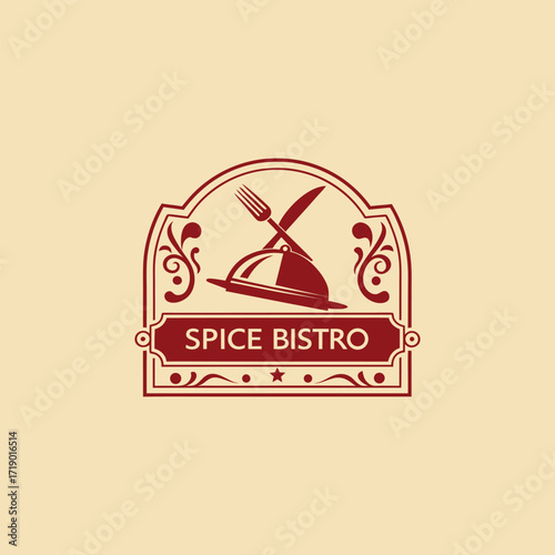 restaurant logo design vector