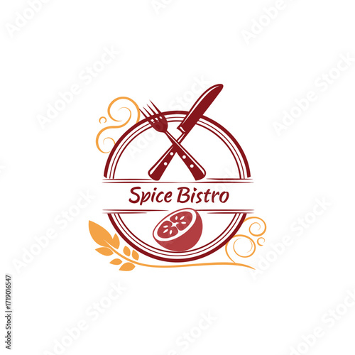 restaurant logo design vector